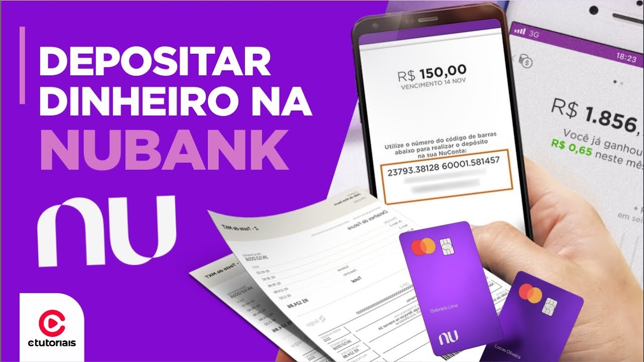 COMO FAZER DEPOSITO NA NUBANK VIA BOLETO - YouTube