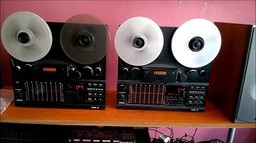Syncing two Fostex 80 tape recorders with 4030 sync box.