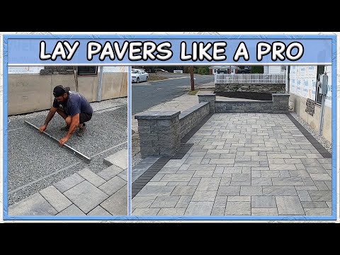 How To Square, Screed & Lay a Paver