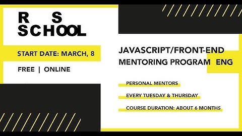 Introduction to the Javascript/Front-end Mentoring Program (Poland/Uzbekistan)