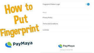 How to set fingerprint lock in Paymaya screenshot 5