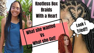 How To: Heart Braid for Beginners | What she wanted VS What she Got!