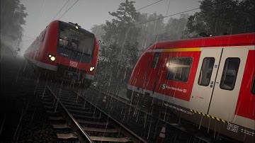 Train Sim World 6 Ruhr run scenario in DB BR 422 (sorry for audio and lag)