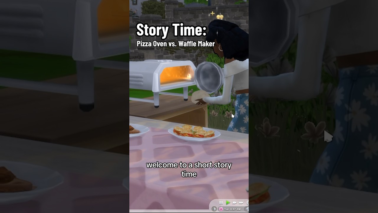 Story Time: Pizza Oven vs Waffle Maker | The Sims 4 Home Chef Hustle 