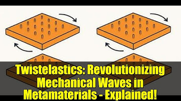 Twistelastics: Revolutionizing Mechanical Waves in Metamaterials - Explained!