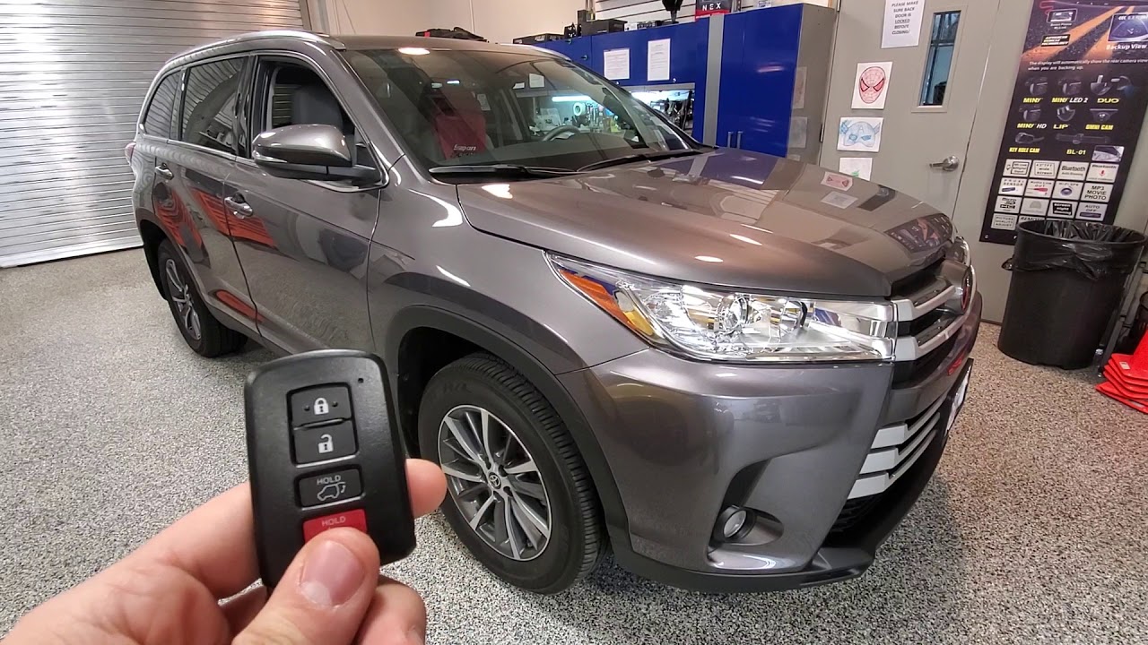 Does 2019 Toyota Highlander Have Remote Start