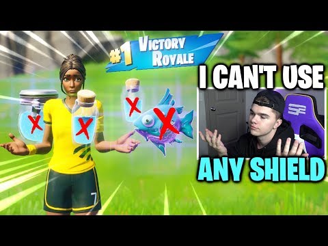 WINNING using NO SHIELDS in Fortnite…