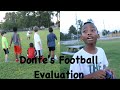 Donte's Football Evaluation | Family Vlog #246 | DAILY MOM VLOG