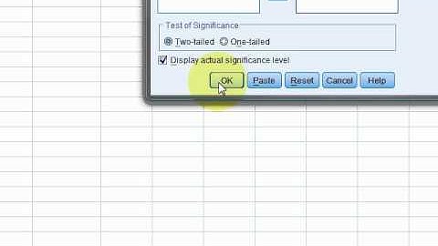 SPSS/PASW Statistics e-Tutorial -- Partial Correlation