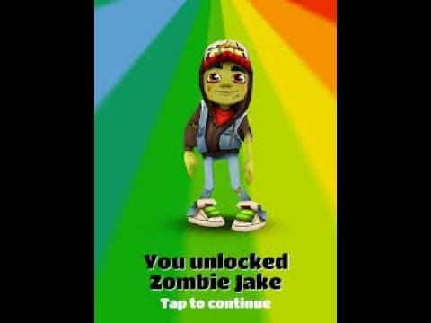 Como conseguir o Zombie Jake no Subway Surfers - Dluz Games