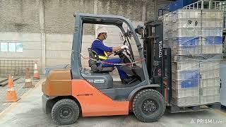 Training Forklift Dojo PT Agung Logistic.