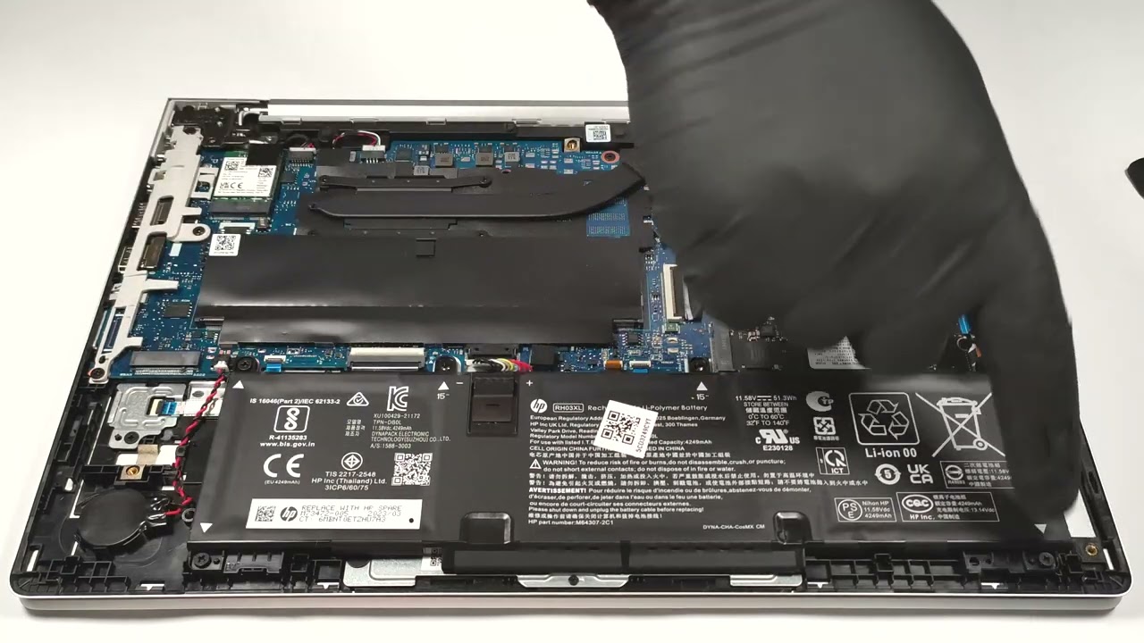 HP ProBook 440 445 G10 HSN Q32C Q34C 4 Supporto superiore per poggiapolsi HP ProBook 440 445 G10 HSN Q32C Q34C 4 Supporto superiore per poggiapolsi