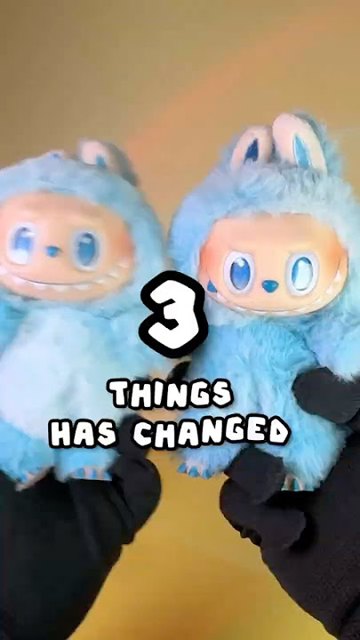 3 Things Has Changed 100% Authentic Labubu Big Into Energy Pop Mart Plush Blind Box