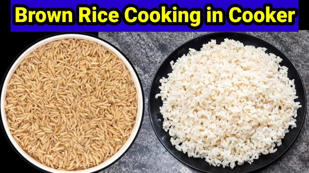 Brown Rice how To Cook Brown Rice In Pressure Cooker Brown Rice Cooking 