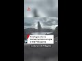 Timelapse shows moment volcano erupts in the Philippines