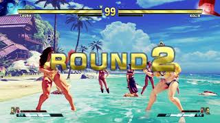 SFV PC Mod | Laura Monokini VS Kolin Spira Bikini MOD