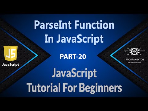 20 | ParseInt Function In JavaScript | JavaScript ParseInt Function | Learn JavaScript (Hindi/Urdu)