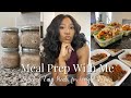 Meal prep with me  quick and easy meal prep for weight loss  journey to slim thick