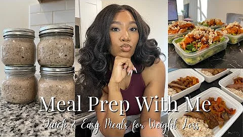 Meal Prep With Me || Quick and Easy Meal Prep for ...