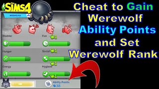 How to Cheat to Set Werewolf Rank and Gain Additional Ability Points