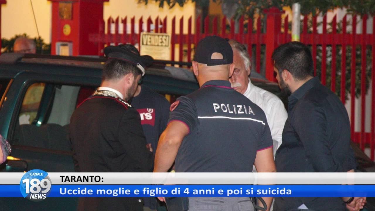 UCCIDE MOGLIE E FIGLIO DI 4 ANNI E POI SI SUICIDA