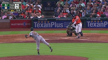 OAK@HOU: Correa rips an RBI single to center field