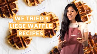 We Tried 9 Different Liege Waffle Recipes