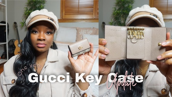 GUCCI MARMONT LEATHER KEY CASE REVIEW 