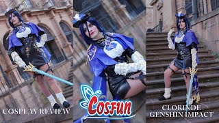 Cosplay review: Clorinde (Genshin Impact) AA Quality from Cosfun