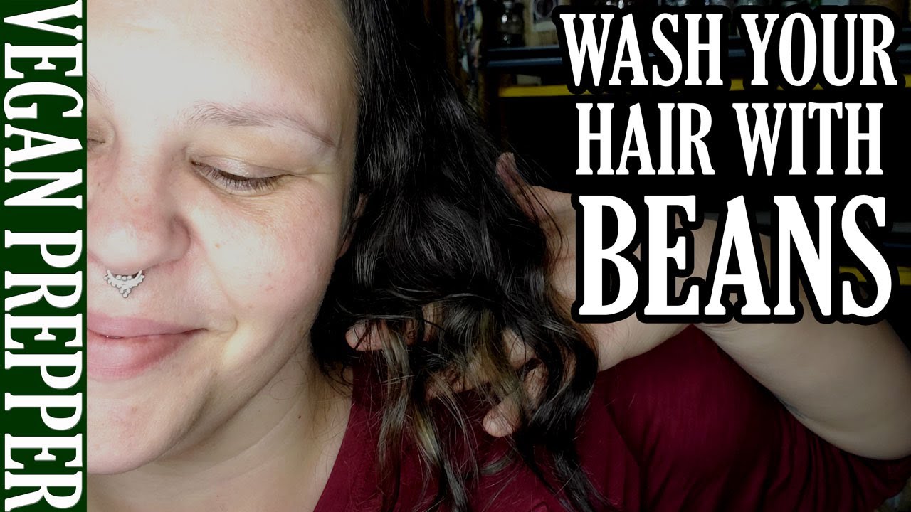 Wash Your Hair With BEANS??? Using chickpea flour to clean my hair for