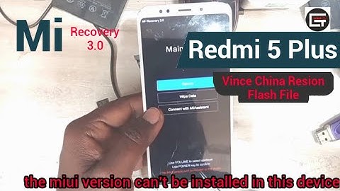 Redmi5 Plus Vince Mee7 China Resion | the miui version can