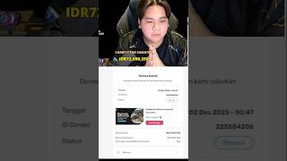 Berakhirnya Charity Stream-untuk Saudara Kita di Sumatra🔥 #mobilelegends #btrp