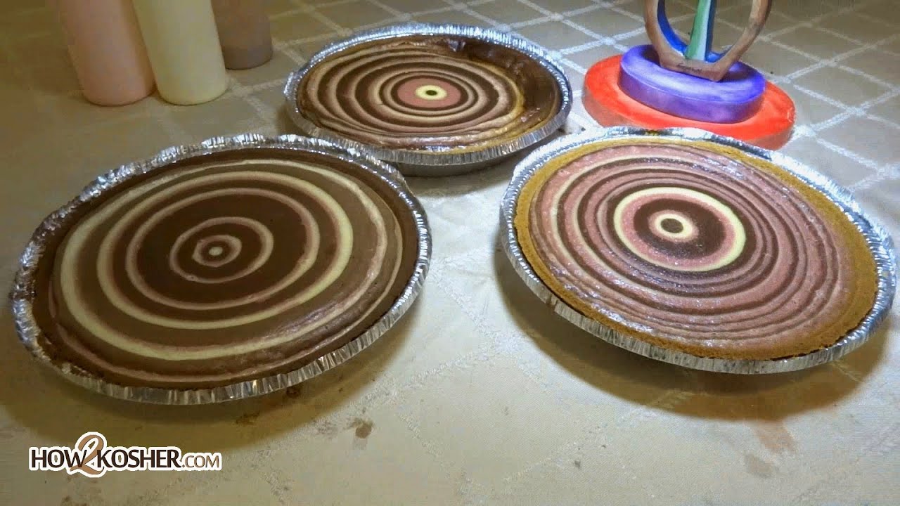 How to Bake Kosher Neapolitan Striped Cheesecake for Shavout [HD]        