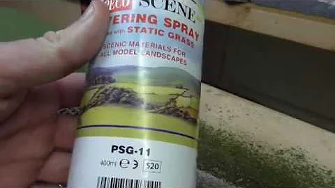 Bishops Waltham Layout - Adding Static Grass