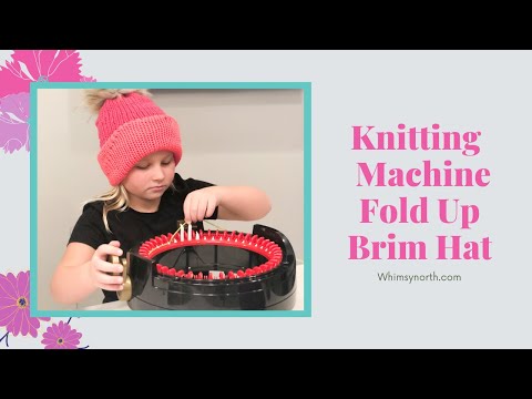 How to Crochet Brims onto Hats Made on the Sentro Knitting Machine Method 2  