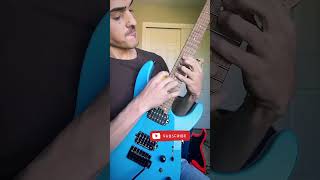 Guitar tapping up and down fretboard 🎸🔥