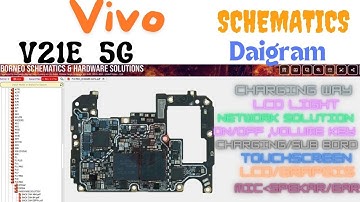 Vivo V21E 5G Shematic Diagram | Vivo v21e 5g full circuit schematic diagram