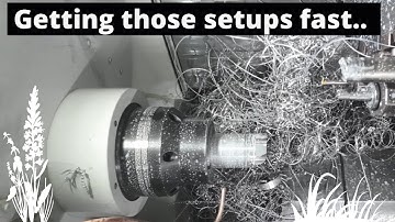 Getting prepared for what is hopefully a fast setup on the Nakamura CNC lathe - Part 1