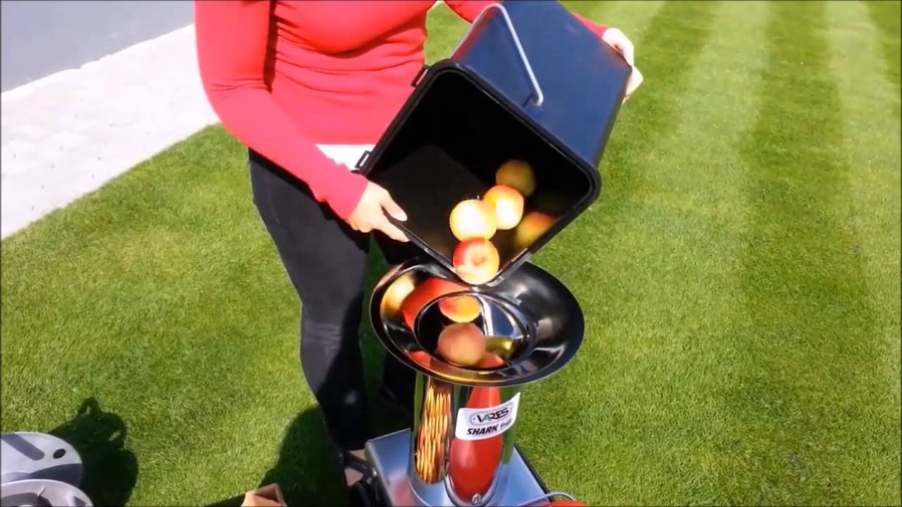 Electric apple mill The Fruit Shark YouTube