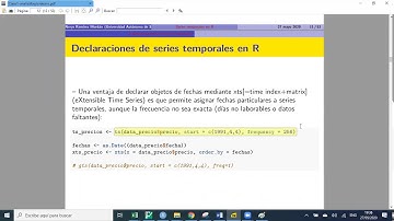 Curso de R. Clase 8: Análisis exploratorio de series temporales