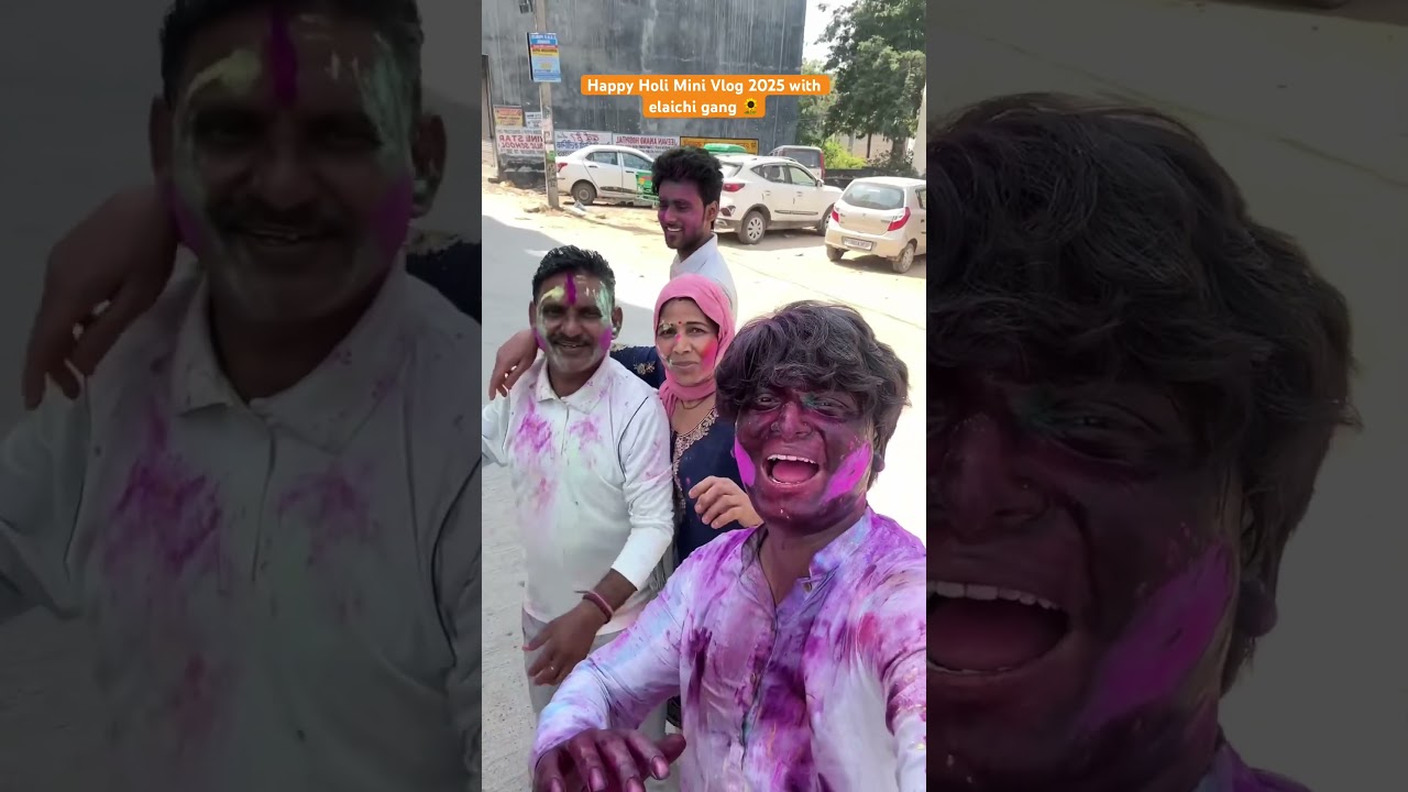 Happy Holi mini vlog 2025 with silver gang 😘 |most viral comedy 😂 