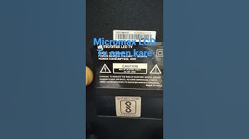 #short  Micromax LED TV open Kaise kare