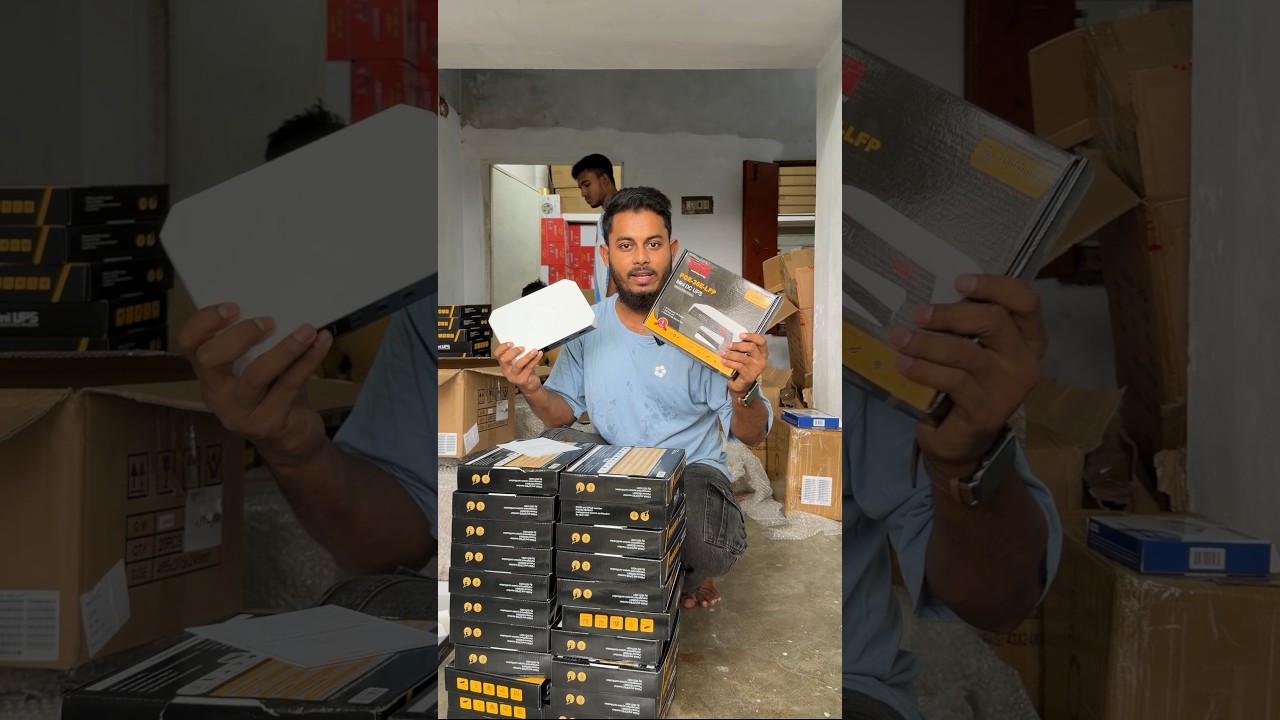 চলে আসলো SKE POE-36E-LFP😉 #techjhuli #ske #minidcups #ups #skeups