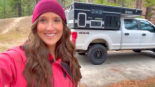 Truck Camping to a Secret Hot Spring and Ford Truck Trouble