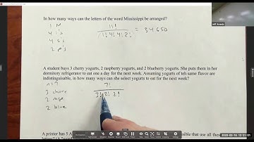 8.1 Distinguishable Permutations Example 1