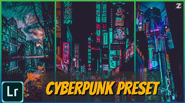 Cyberpunk Neon light preset - Lightroom mobile preset tutorial free dng