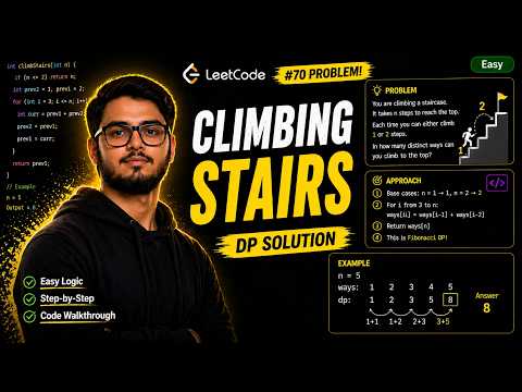 This "Easy" DP Problem Appears in Every FAANG Interview | LeetCode 70