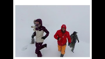 210116 - Snow trail run Buzludja Bulgaria ( Insta 360 one R)