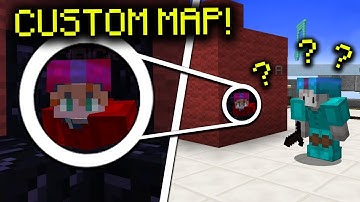 We played HIDE AND SEEK on a CUSTOM Bedwars Map!