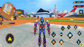 Robot Araba Oyunları #26 - Grand Robot Jet, Bike, Car Transformation 2021 - Android Gameplay